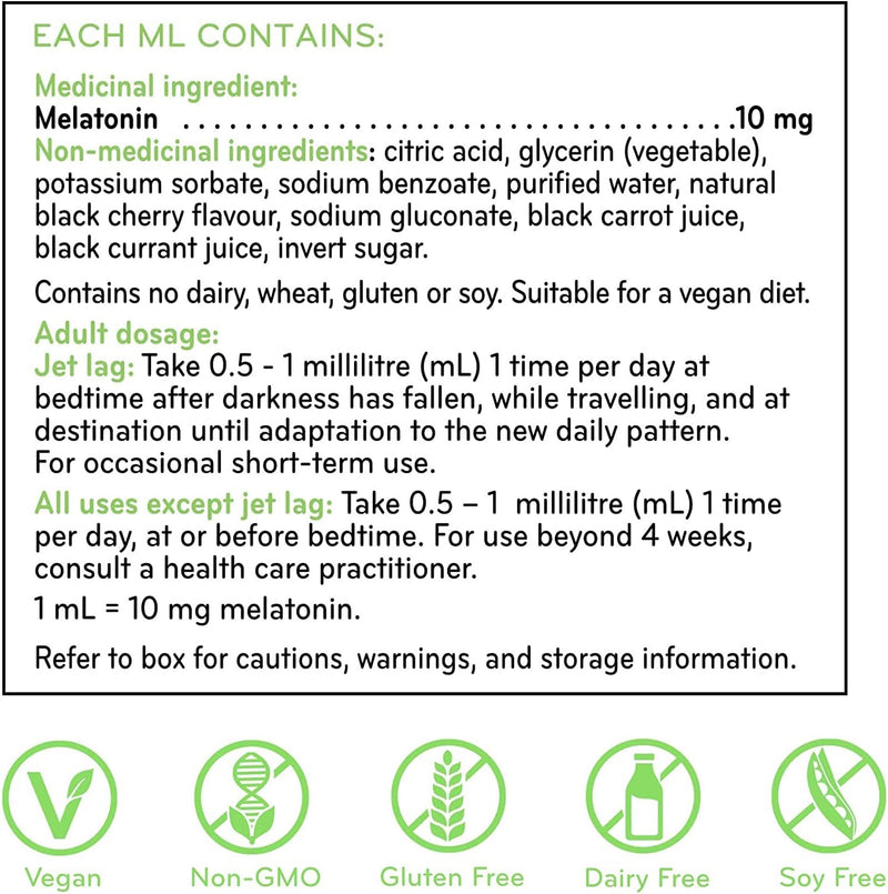 Liquid Melatonin 10 mg | SISU | 59 mL