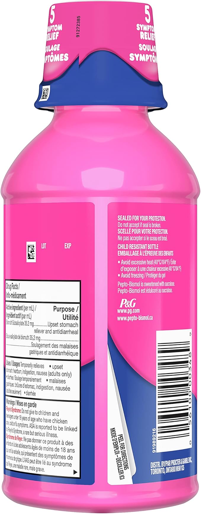 Pepto Extra Strength Liquid | Pepto Bismol® | 12oz (350mL)