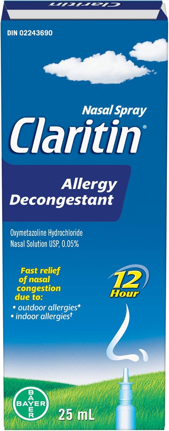 Allergy Decongestant Nasal Spray | Claritin® | 25 mL