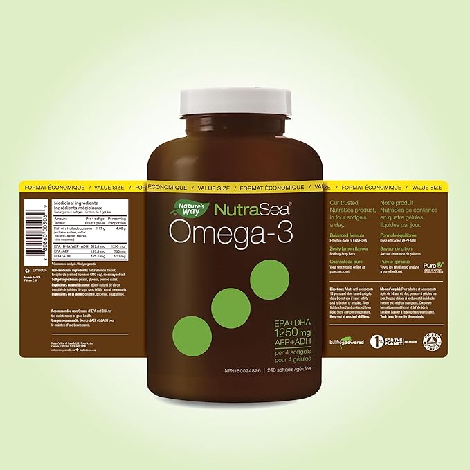 Omega-3 | NutraSea® | 240 Softgels