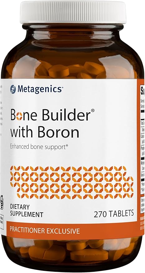 Bone Builder with Boron by Metagenics® – Calcium, Phosphorus & Boron Bone Support | 270 Tablets