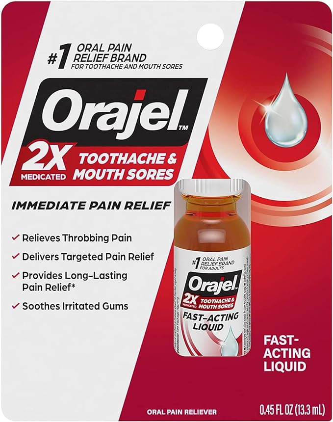 Maximum Toothache Relief Liquid | Orajel™ | 13 mL