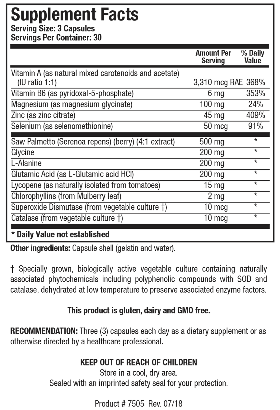 Palmetto Plus Forte™ | Biotics Research® | 90 Capsules
