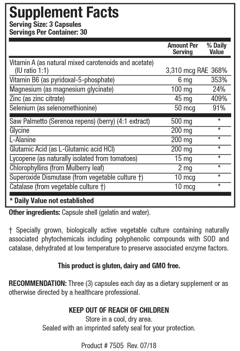 Palmetto Plus Forte™ | Biotics Research® | 90 Capsules