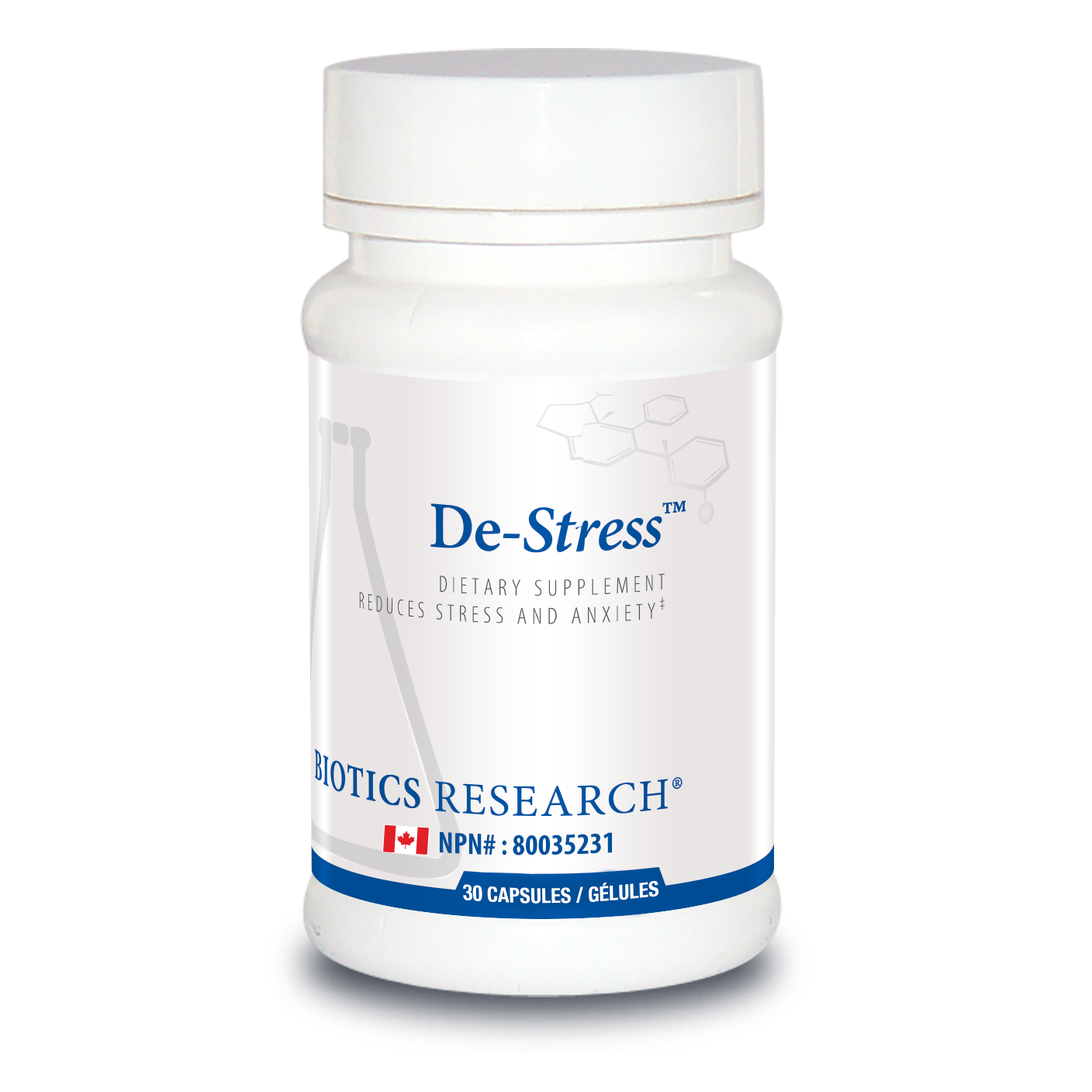 De-Stress™| Biotics Research® | 30 Capsules