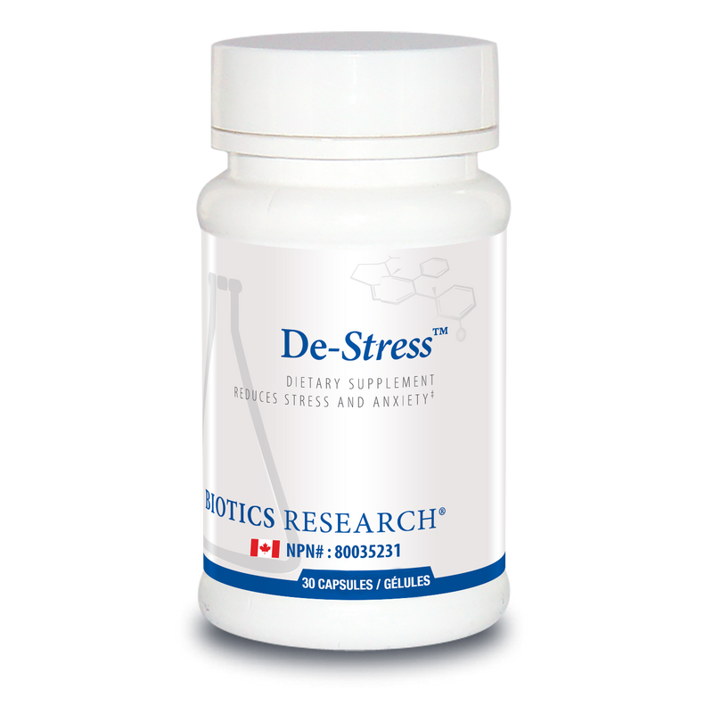 De-Stress (150mg) | Biotics Research® | 30 Capsules