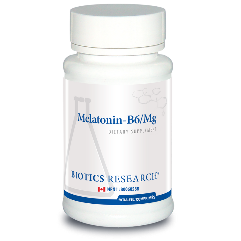 Melatonin-B6/Mg | Biotics Research® | 60 Tablets