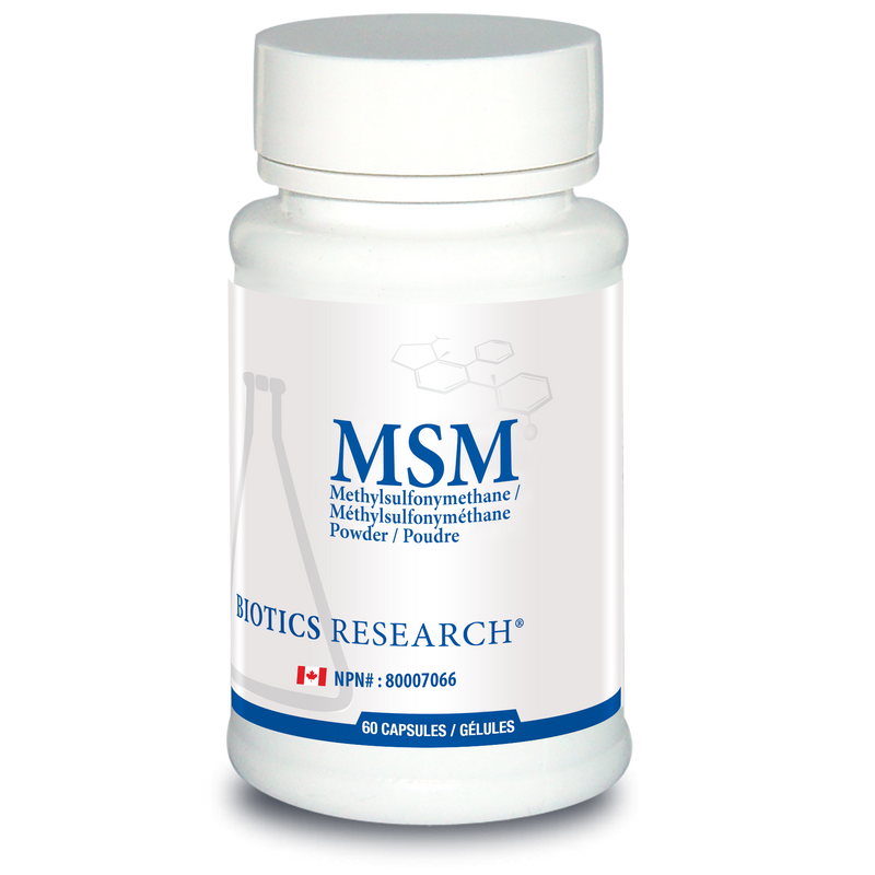 MSM| Biotics Research® | 60 Capsules