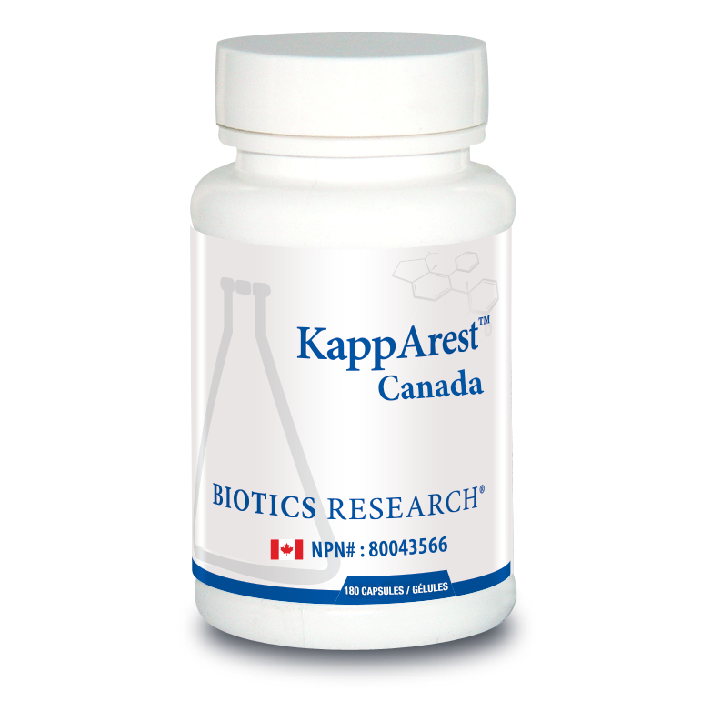 KappArest Canada | Biotics Research® | 180 Capsules