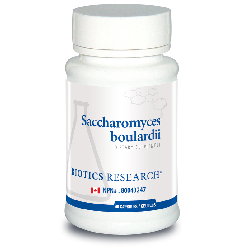 Saccharomyces boulardii | Biotics Research® | 60 Capsules