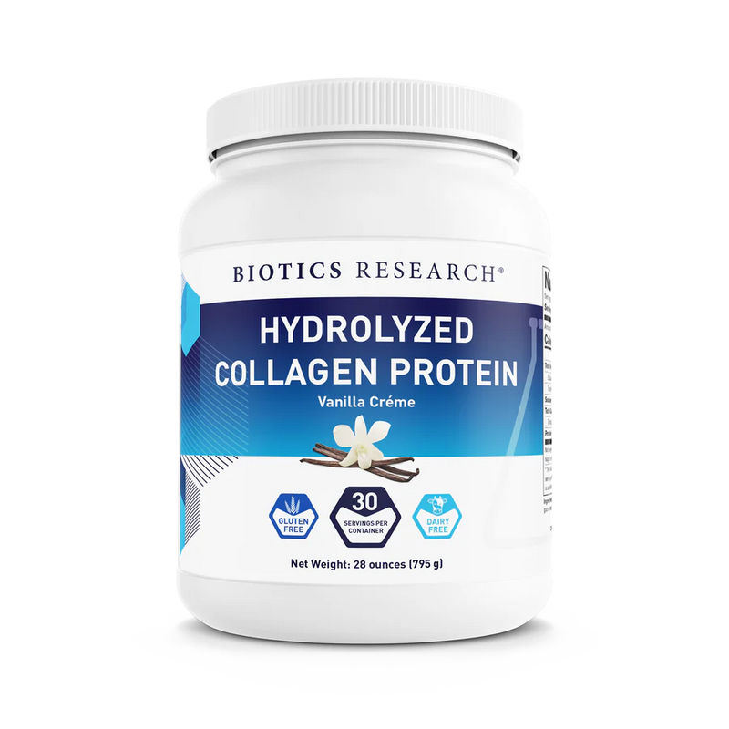 Hydrolyzed Collagen Protein | Biotics Research® | 795g/28 Oz Powder