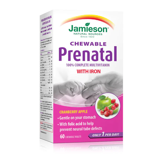 Prenatal Multivitamin | Jamieson™ | 60 Chewable Tablets