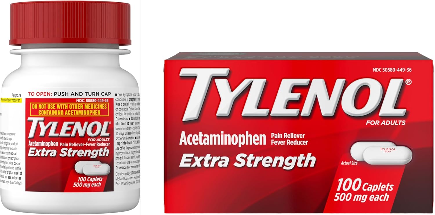 Extra Strength Caplets | TYLENOL® | 24 or 50 Caplets