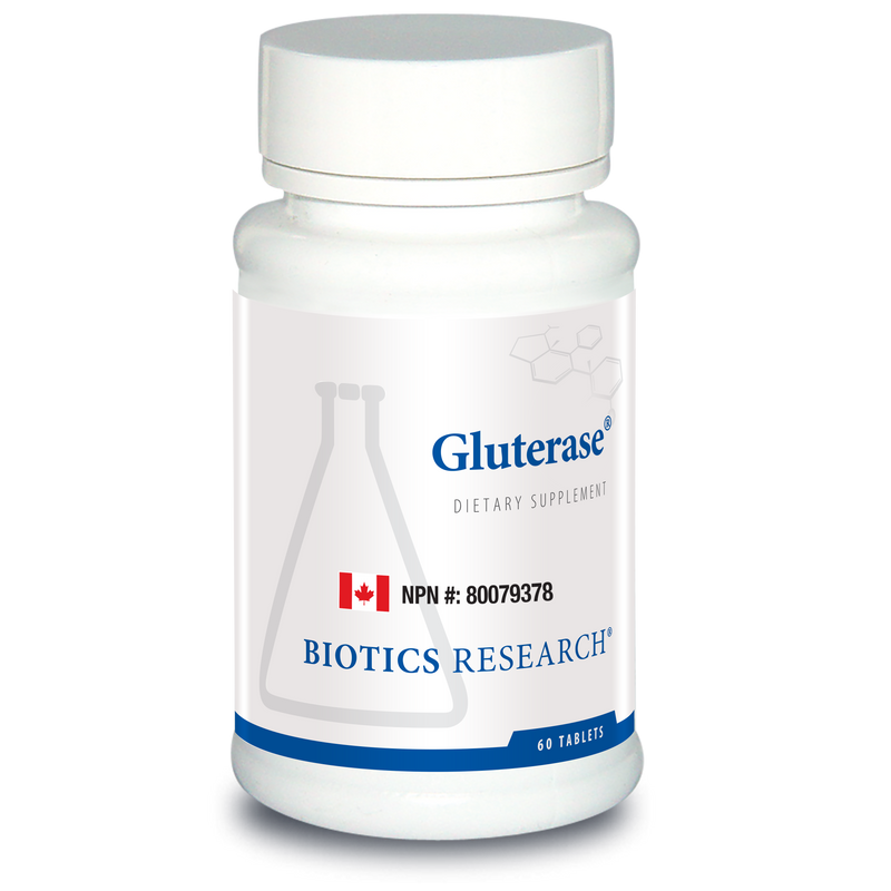 Gluterase™ | Biotics Research® | 60 Tablets