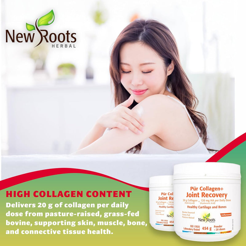 Pur Collagen+ Joint Recovery | New Roots HERBAL® | 454 g Powder