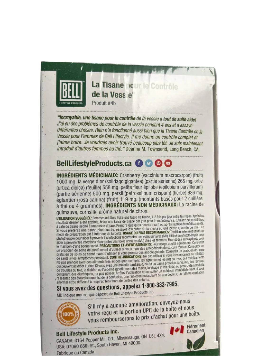 Bladder Control Tea™ | Bell® | 120 g (4.2 Oz.)
