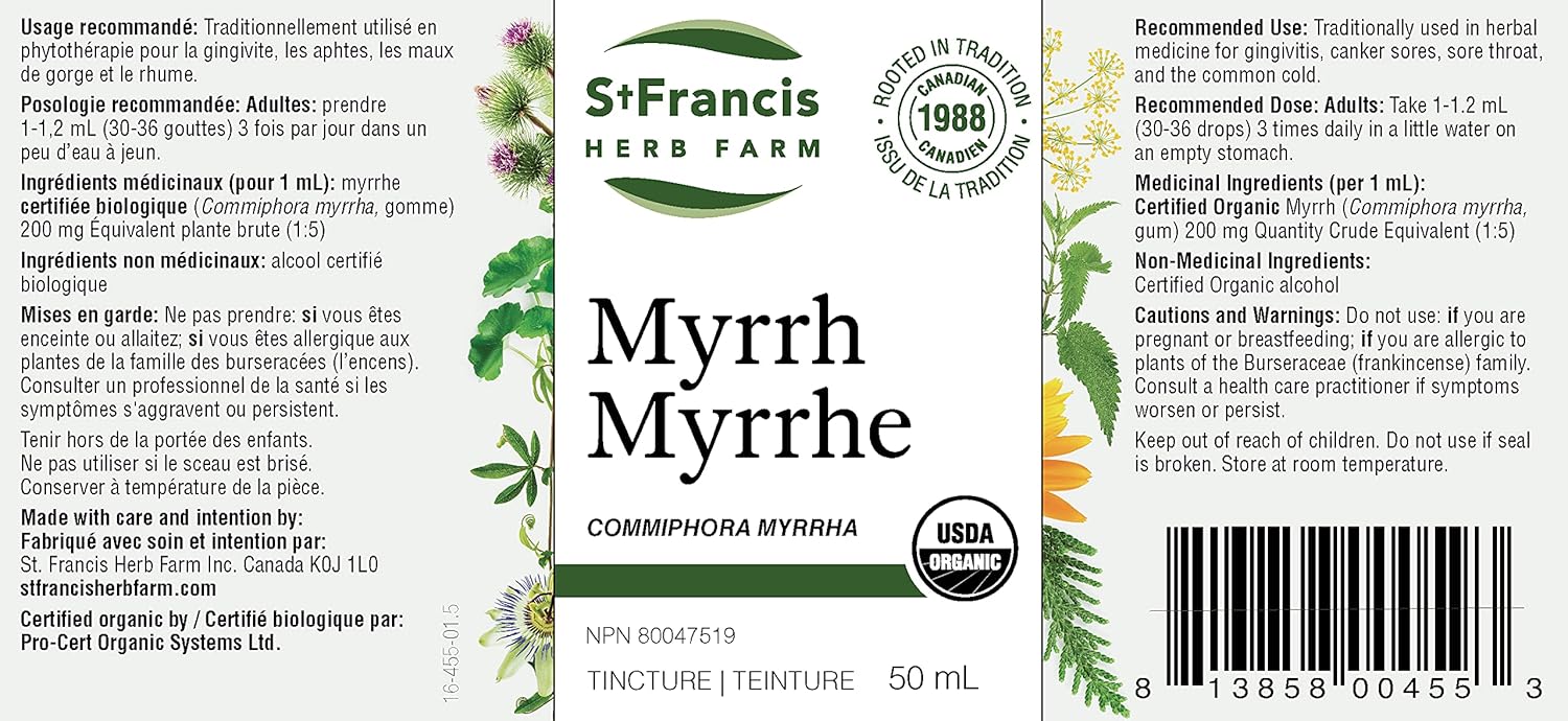 Myrrh | St. Francis Herb Farm | 50 mL