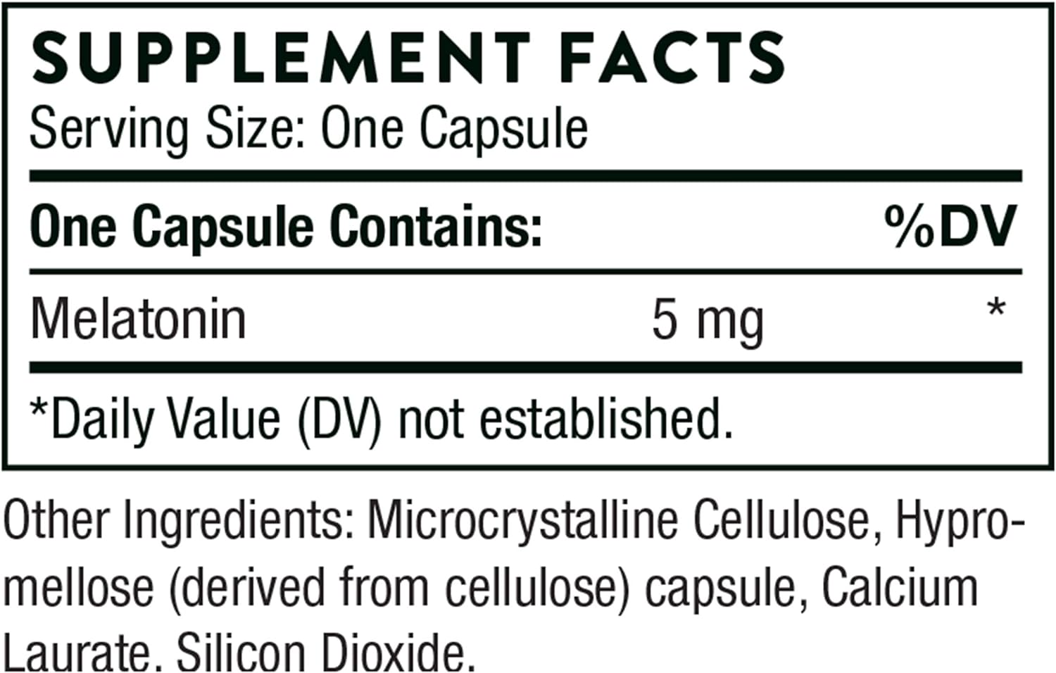 Melaton-5 | Thorne | 60 Capsules