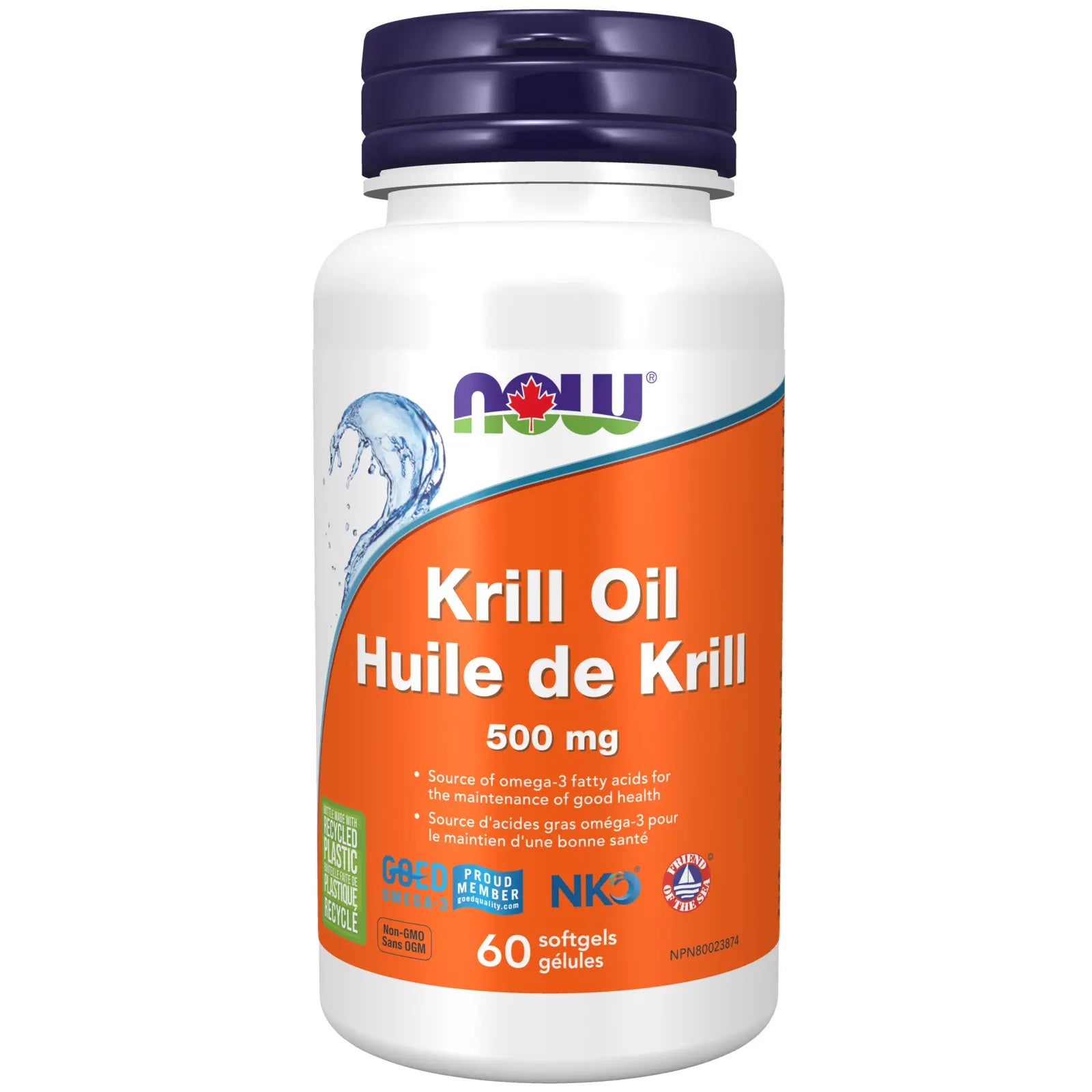Krill Oil 500 mg | NOW® | 60 OR 120 Softgels