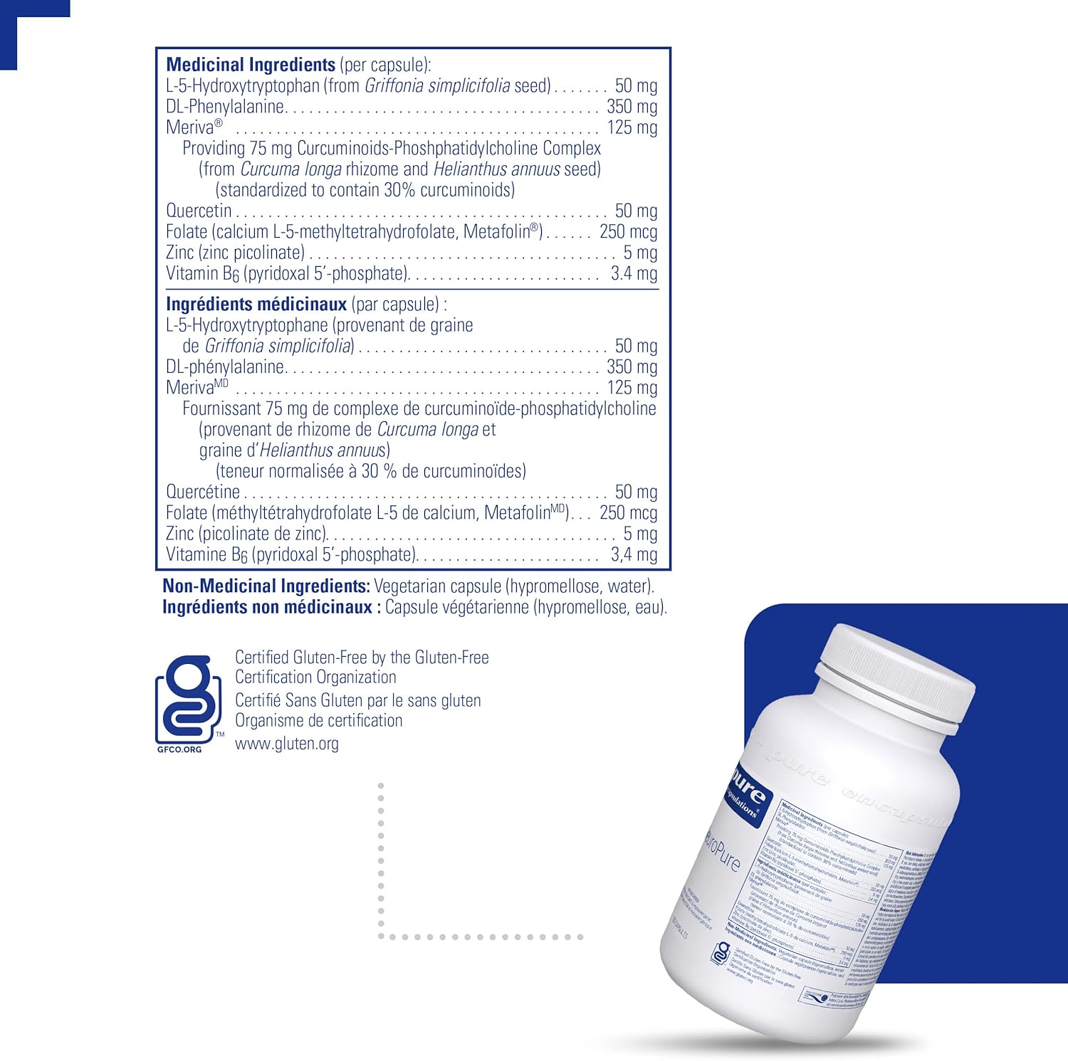 NeuroPure | Pure Encapsulations® |  120 Vegetable Capsules