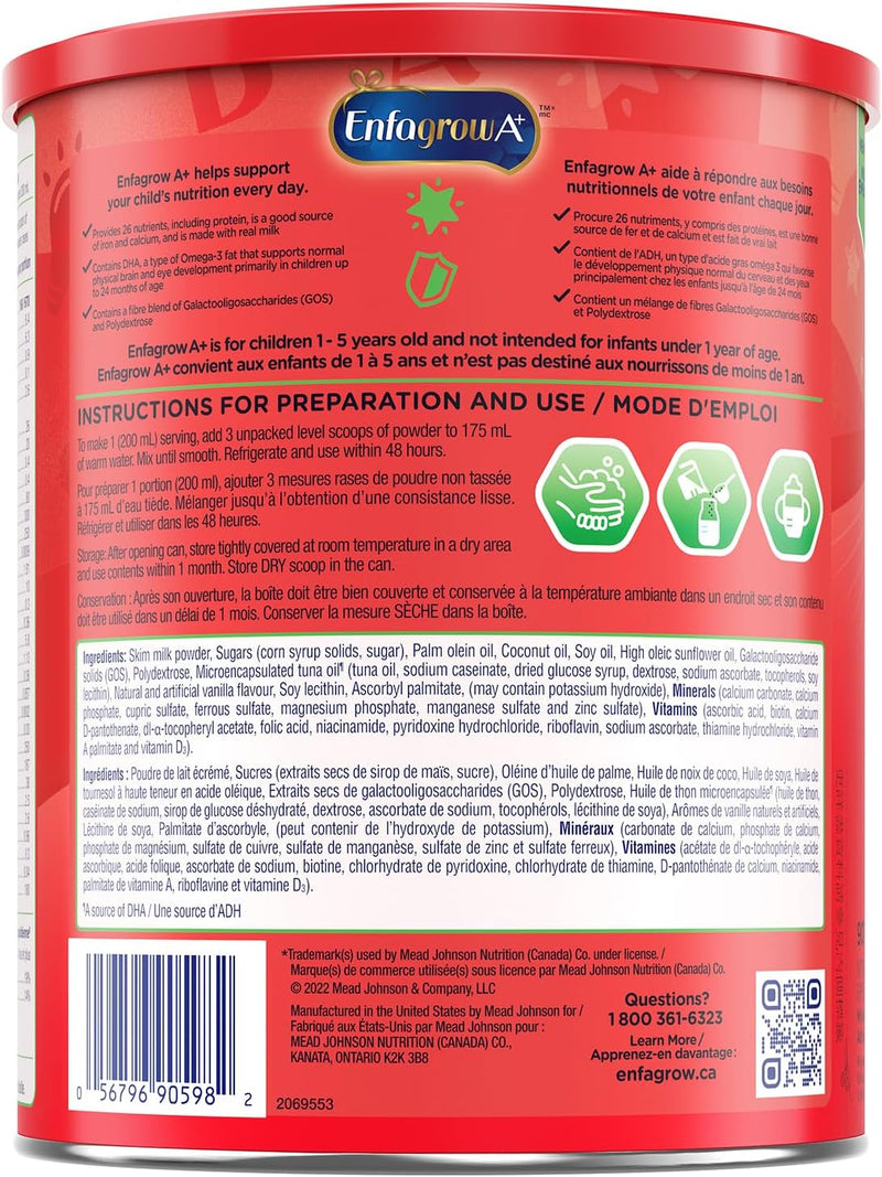 Toddler & Child Nutritional Drink Powder | Enfagrow A+® | 907 G