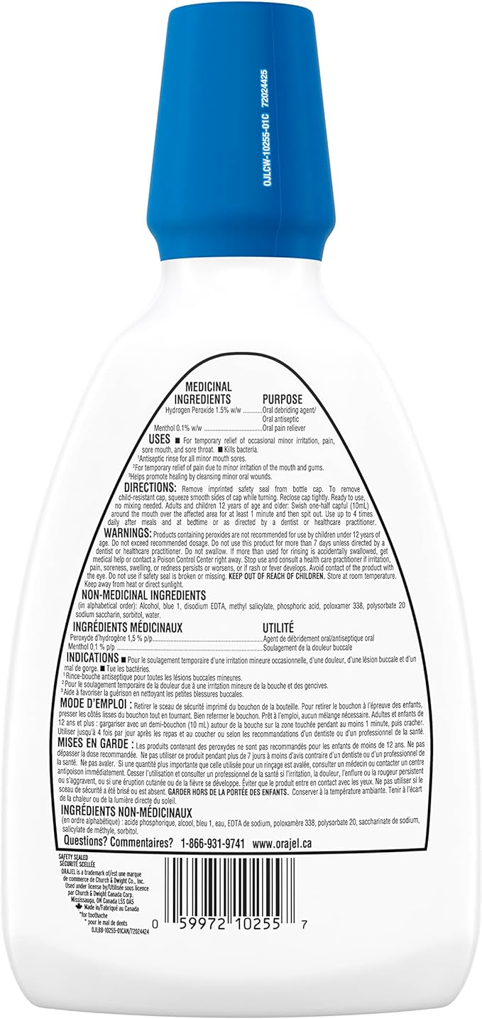 Oral Pain Relief Antiseptic Rinse | Orajel™  | 473 mL
