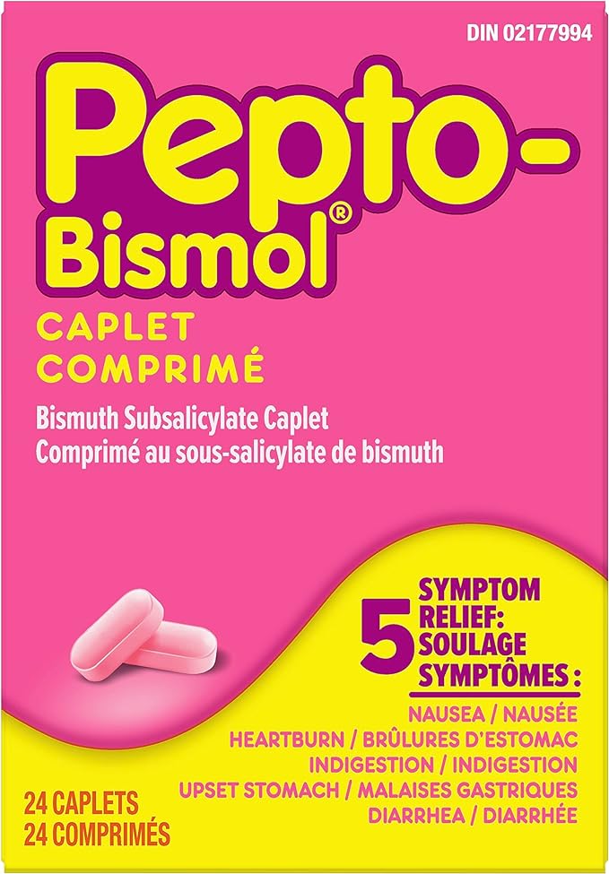 Pepto Original Caplets | Pepto Bismol® | 24 Caplets