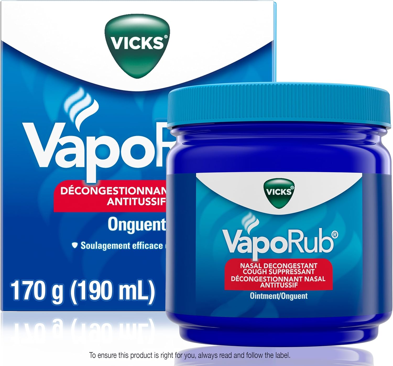 Vaporub Ointment | Vicks | 57, 115 or 190 mL