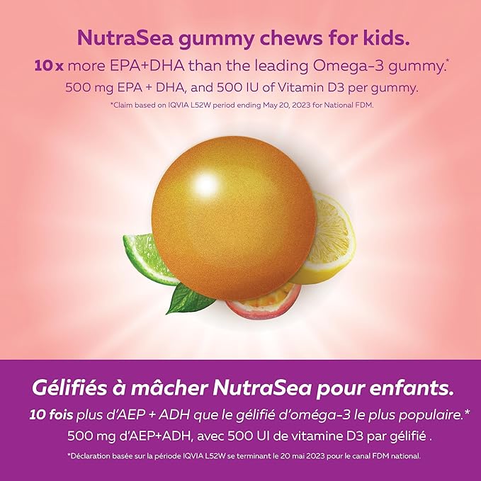 Omega-3 Kids | NutraSea® | 30 Gummies