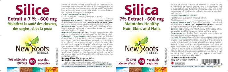 Silica | New Roots HERBAL® | 90 Vegetable Capsules