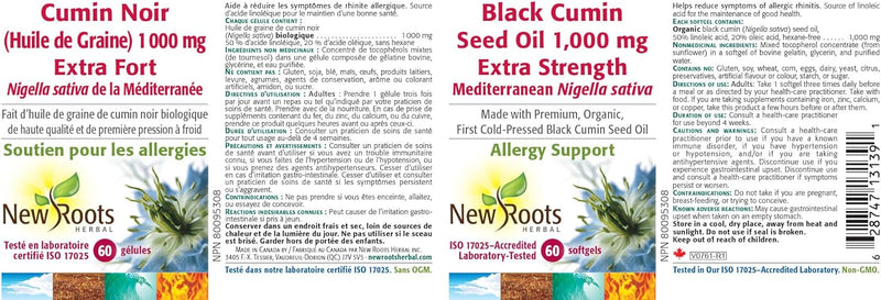 Black Cumin | New Roots HERBAL® | 60 softgels