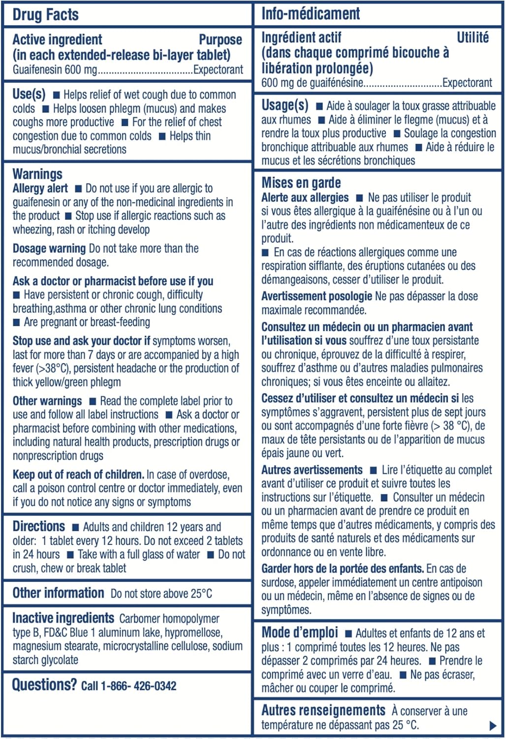 Chest Congestion, 12 Hour Extended-Release Bi-Layer Tablets, Expectorant | Mucinex® | 20 OR 40 Tablets