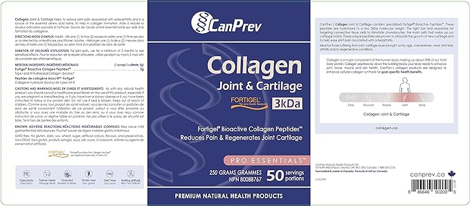 Collagen Joint & Cartilage | CanPrev | {Powder: 250gr: 50 Servings