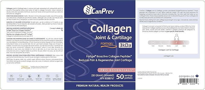 Collagen Joint & Cartilage | CanPrev | 250 G Powder