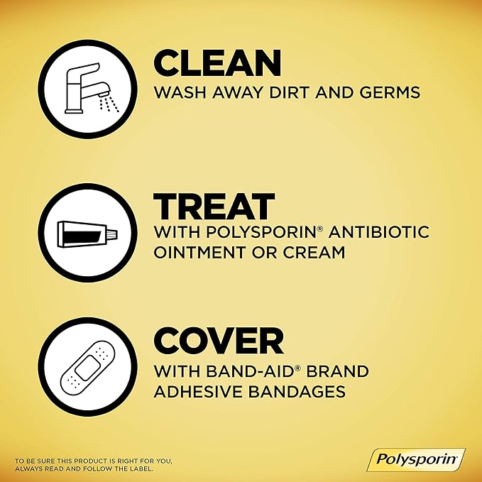 Original Antibiotic Ointment Cream (Non Greasy) | Polysporin® | 15g or 30g tubes