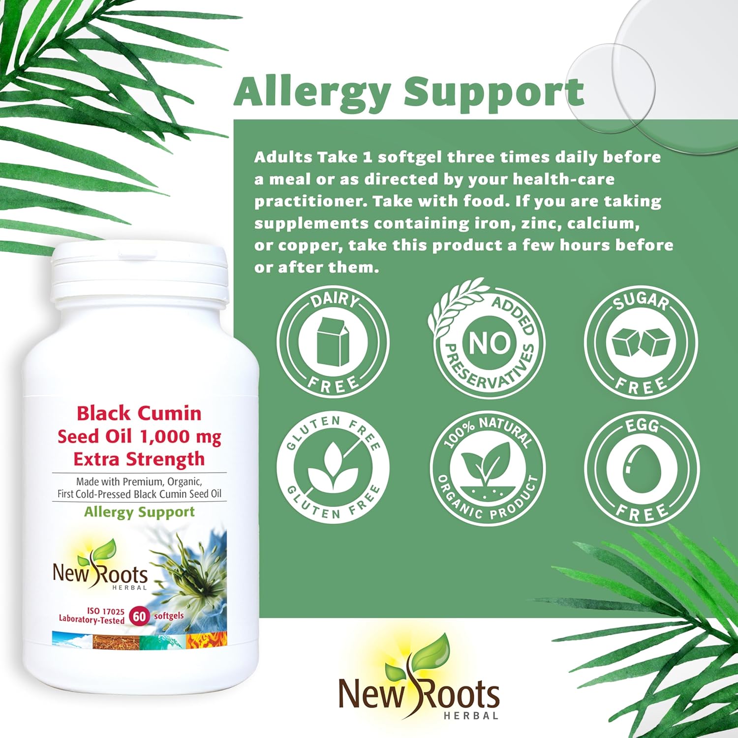 Black Cumin | New Roots HERBAL® | 60 softgels