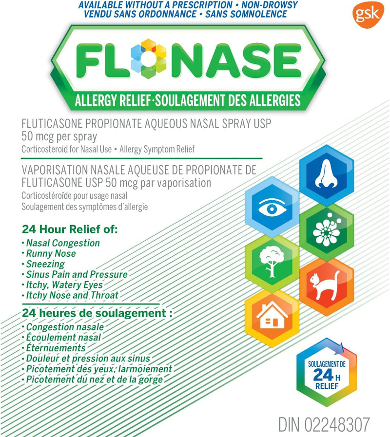 Allergy Nasal Spray | Flonase® | 60 or 120 Sprays