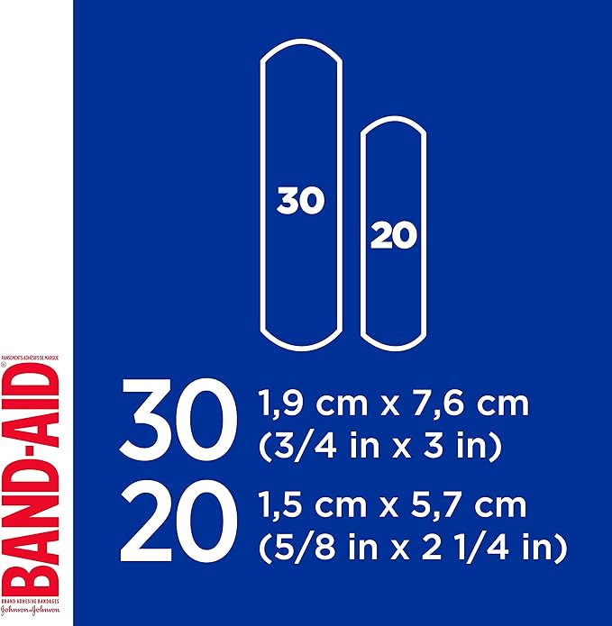Flexible Fabric bandages Family Pack | Band-Aid® | 50 Count