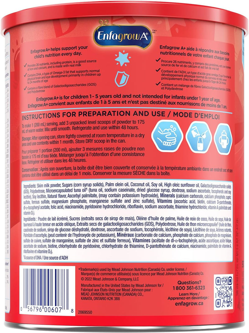 Toddler & Child Nutritional Drink Powder | Enfagrow A+® | 907 G