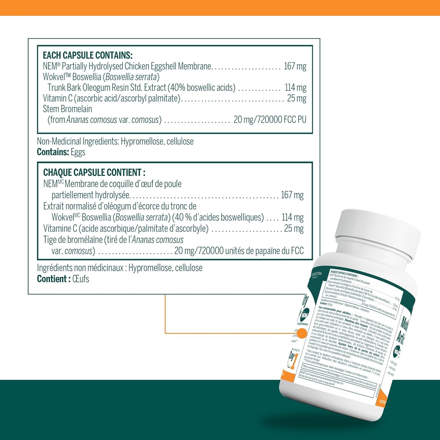 Mobility Joint Plus NEM® | Genestra Brands® | 90 Capsules