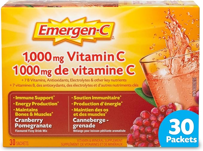 Cranberry Pomegranate | Emergen-C® | 30 Sachets