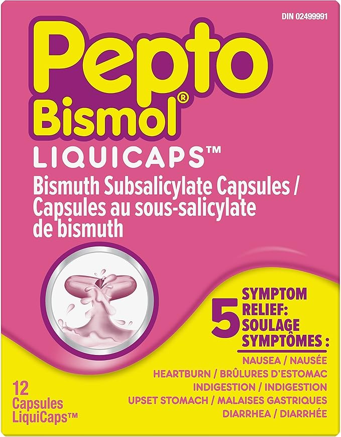 Pepto Liquicaps™ | Pepto Bismol® | 12 Capsules