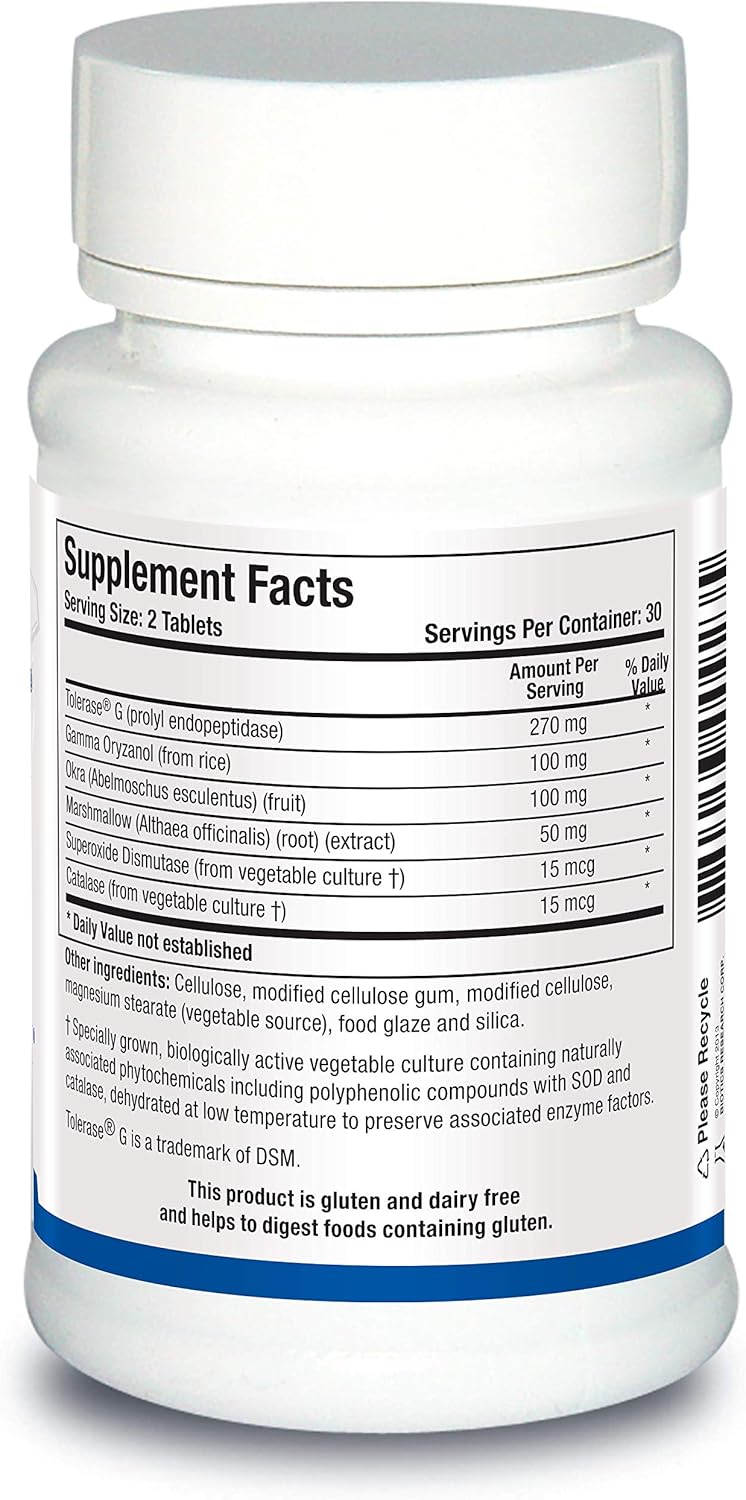 Gluterase™ | Biotics Research® | 60 Tablets