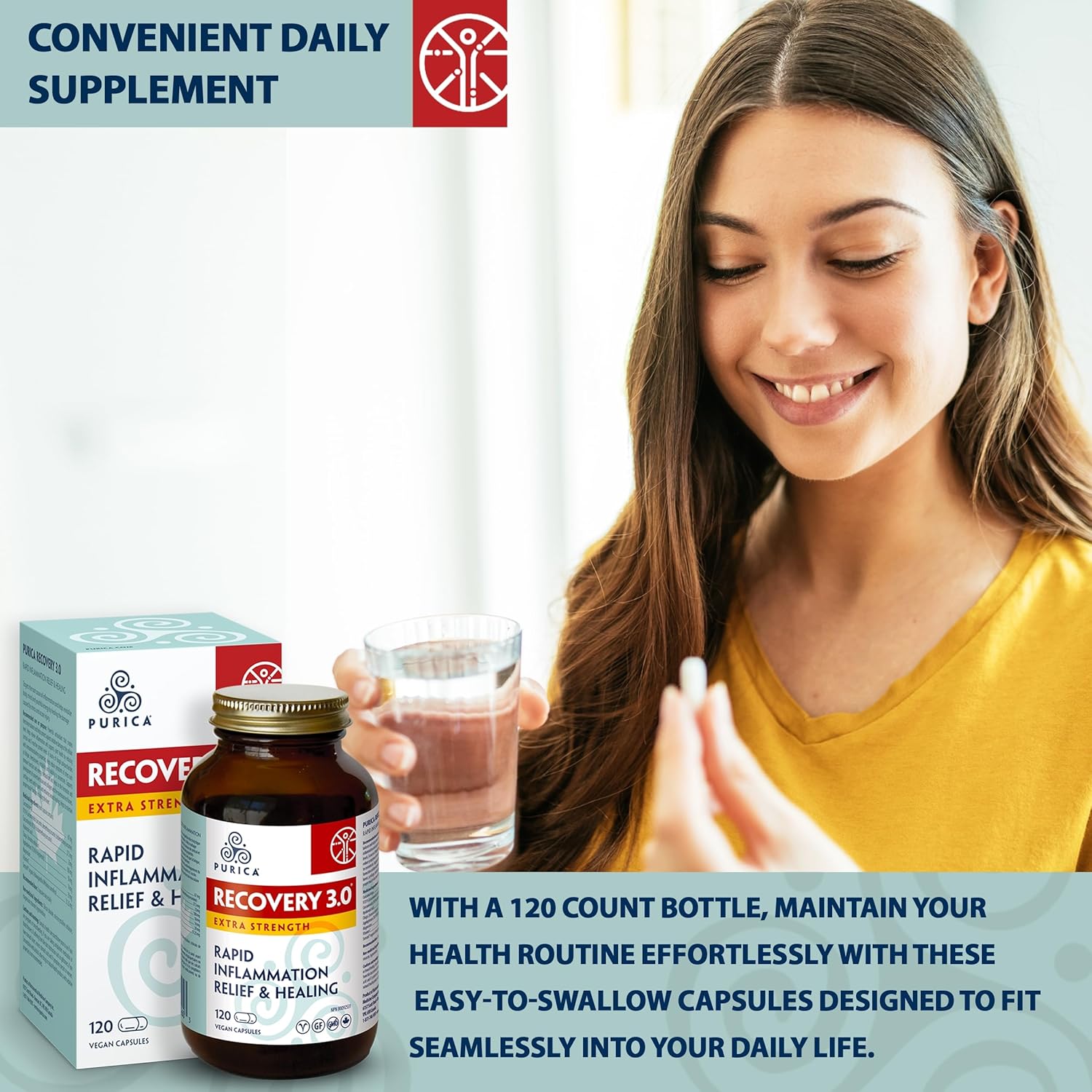 Recovery 3.0 | Purica® | 30 or 120 Capsules