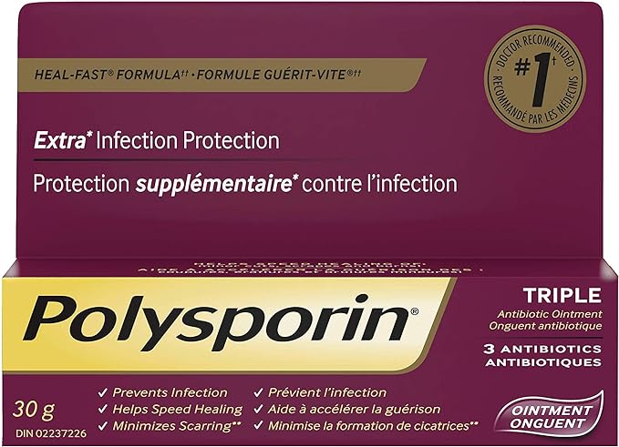 Triple Antibiotic Ointment | Polysporin® | 30g tube