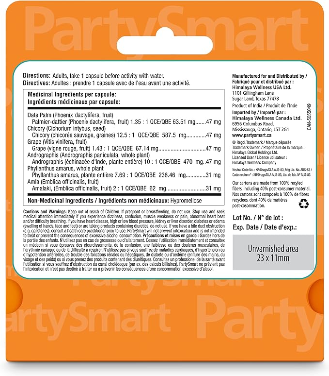 PartySmart® | Himalaya | Vegetarian Capsules