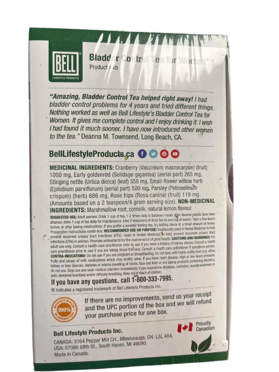 Bladder Control Tea™ | Bell® | 120 g (4.2 Oz.)