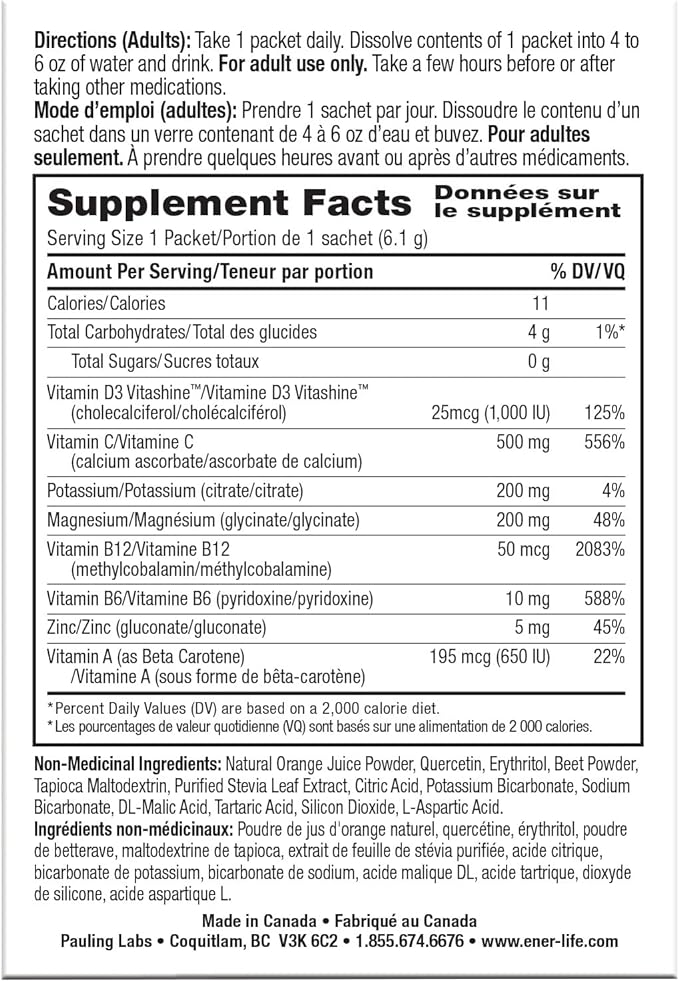 Ener-D | Ener-Life™ | 24 Sachet Carton