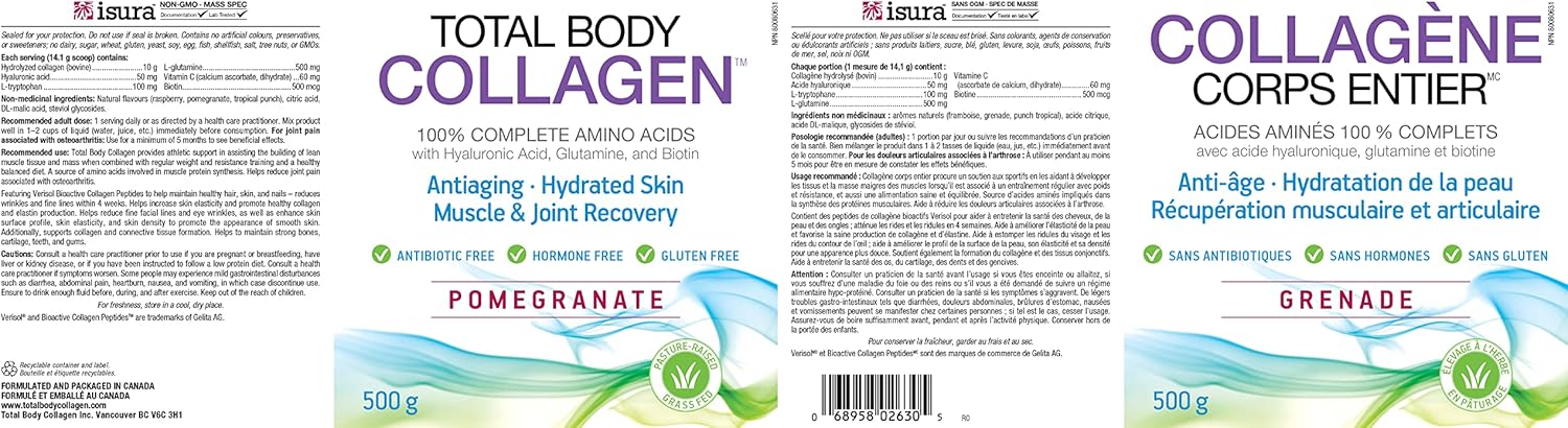 Total Body Collagen Powder | Natural Factors® | 500 gr
