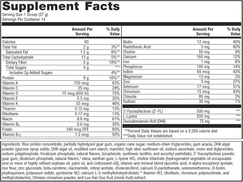 MetaKids® Nutrition Powder | Metagenics® | (13.33 Oz) 14 Servings